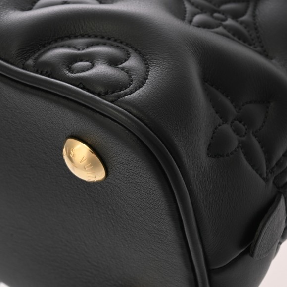 Louis Vuitton Alma Soft BB Black Calf Handbag Bag Back - Picture 8 of 15